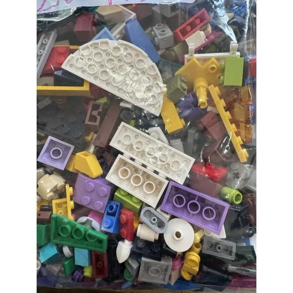 2 lbs Mixed LEGO Lot  Authentic Genuine Bricks Parts & Pieces Cleaned & Sorted - Picture 4 of 8